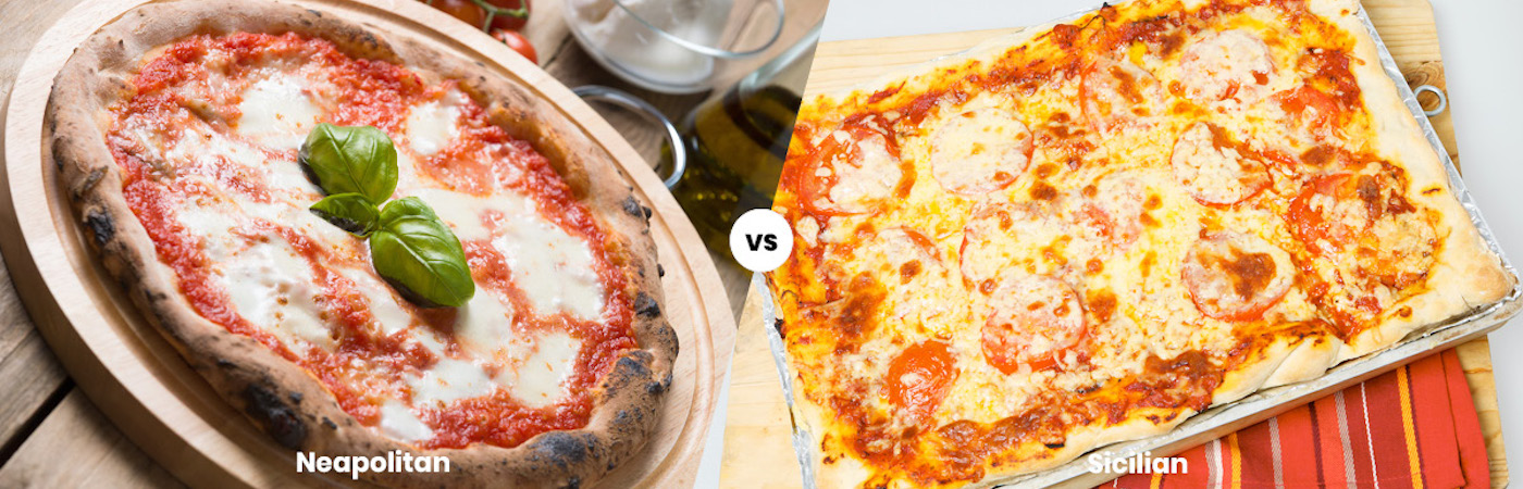 Neapolitan vs Sicilian Pizza